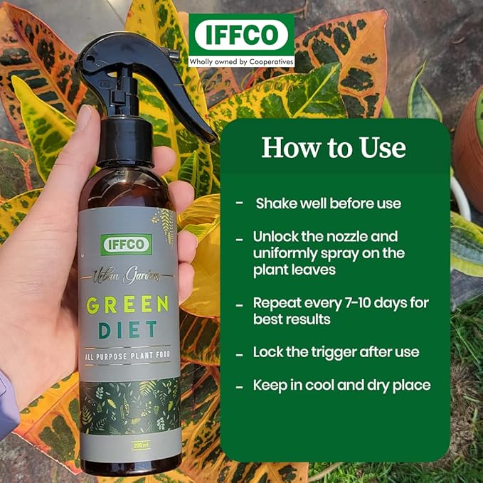 iffco Urban Gardens Green Diet All Purpose Organic Plant Food Spray
