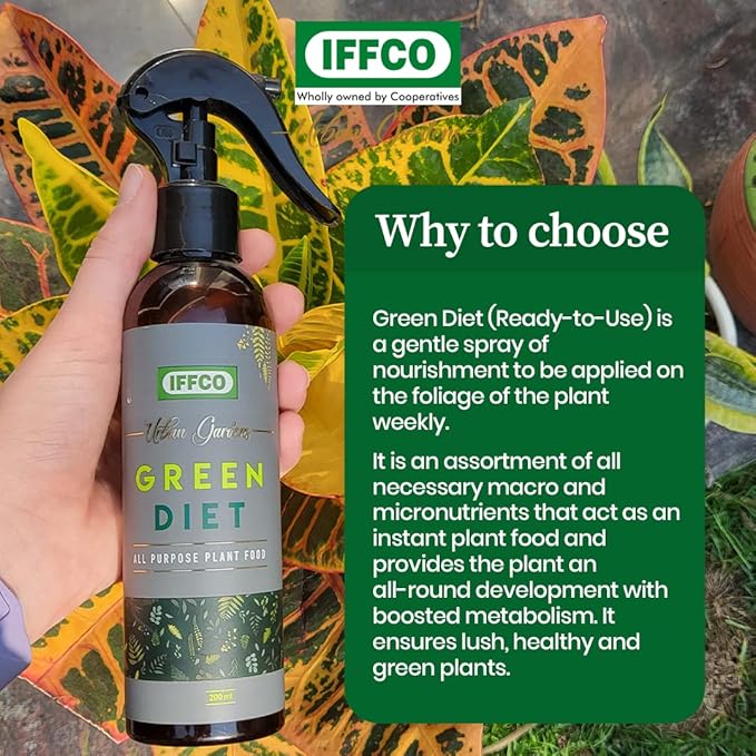 iffco Urban Gardens Green Diet All Purpose Organic Plant Food Spray